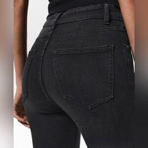 PULL&BEAR Women’s High-Waist Skinny Jeans Black Size 6